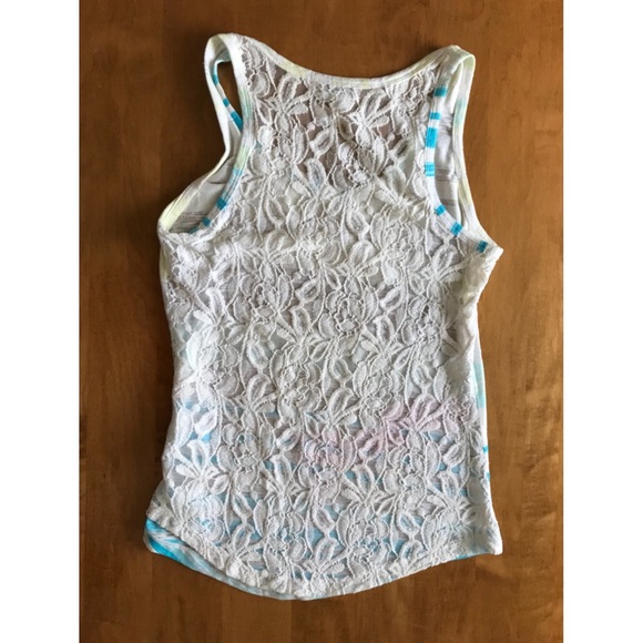 Striped Colorful Express Racerback Tank Size Small - Picture 3 of 5